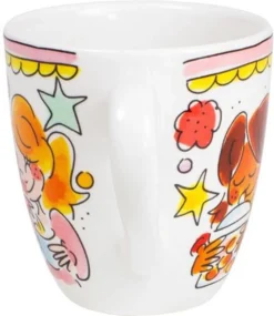 Blond Amsterdam Even Bijkletsen Mini Mok - Roze Rand -Keukengerei Winkel 1040x1200 1