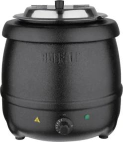 Buffalo Soepketel 10 Liter - Verstelbare Warmteregelaar - Zwart