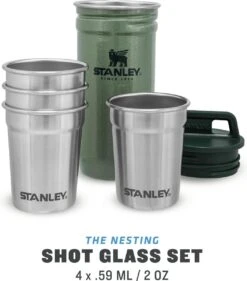 Stanley The Nesting Shot Glass Set - Hammertone Green -Keukengerei Winkel 1054x1200 2