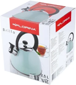 Florina Brillo Fluitketel 2,5L Voor Alle Warmtebronnen - Waterketel - Mint Groen -Keukengerei Winkel 1086x1200 1