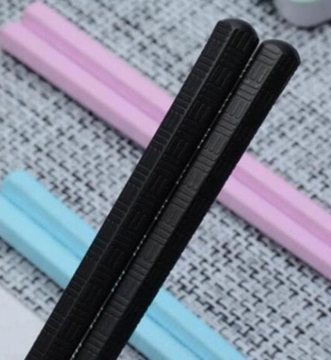 4 Setjes Luxe Zwarte Sushi Eetstokjes 7 4 Setjes Luxe Zwarte Sushi Eetstokjes - Afbeelding 7