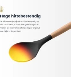 Hescom Siliconen Gesloten Opscheplepel Met Anti-aanbaklaag - Keukengerei Met Ergonomisch Design - Hittebestendige Serveerlepel - Vaatwasservriendelijk -Keukengerei Winkel 1104x1200 1