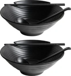 Gadgy Noodle Kom Set - 2 Kommen, 2 Paar Eetstokjes En 2 Lepels - Noodle Bowl - Japans Servies -Keukengerei Winkel 1111x1200 5