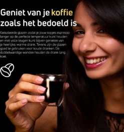 Dubbelwandige ESPRESSO Glazen Van Borosilicaat - Warme En Koude Dranken Kopjes - 70 ML - Set Van 4 15 Dubbelwandige ESPRESSO Glazen Van Borosilicaat - Warme En Koude Dranken Kopjes - 70 ML - Set Van 4 -Keukengerei Winkel 1122x1200 3