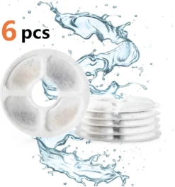 Drinkfontein Filters 6 Stuks - Navulling Kattenfontein - Water Filter - Drinkfilters - Filter Waterreservoir - Waterfilter Drinkfontein -Keukengerei Winkel 1124x1200 3