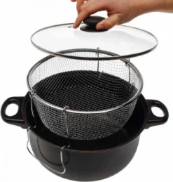 Excellent Houseware Frituurpan Met Glazen Deksel Ø26cm -Keukengerei Winkel 1144x1200
