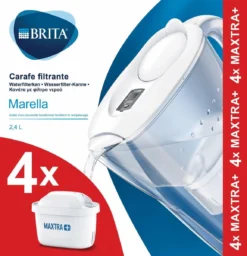 BRITA Waterfilterbundel Marella Cool White + 4 MAXTRA+ Filterpatronen -Keukengerei Winkel 1156x1200 3