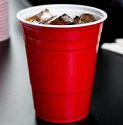 Merkloos Red Cups-50 Stuks-Party Cups-Americancups-Beerpong Bekers-Bierpong-Rood-Bierspel-Drankspel -Keukengerei Winkel 1181x1200