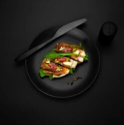 Orange85 Bordenset - Dinerbord - Borden - Plat - Set Van 6 - Mat Zwart - Diameter 27cm - Aardewerk - Servies -Keukengerei Winkel 1184x1200 4