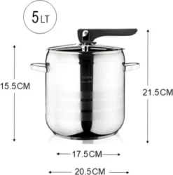 Zilan Easy - Snelkookpan - Pressure Cooker - Geschikt Voor Alle Warmtebronnen Ook Inductie - 4 Liter -Keukengerei Winkel 1189x1200 1