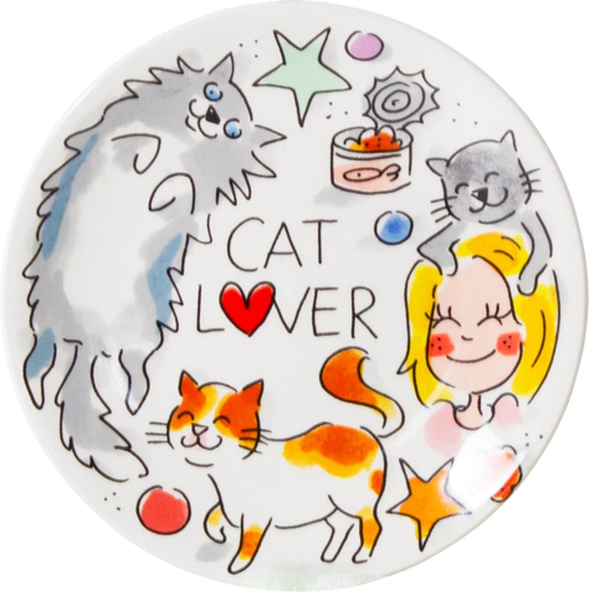 Blond Amsterdam, Specials, Dier: Bord Cat Lover 12cm 1 Blond Amsterdam, Specials, Dier: Bord Cat Lover 12cm
