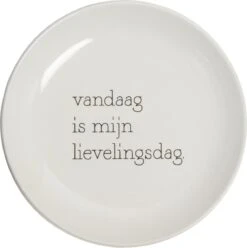 Bord Set Van 4 Stuks ø15cm . Met Tekst Geniet / Lekker/ Vandaag Is Mijn Lievelingsdag /hondje Gusta -Keukengerei Winkel 1197x1200 33
