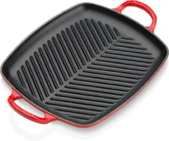 Le Creuset Rechthoekige Grill 30cm Kersenrood -Keukengerei Winkel 1200x1002