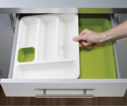 Joseph Joseph Uitschuifbare Bestekbak - Grijs - Sorteervakken & Verstelbaar & Uitschuifbaar -Keukengerei Winkel 1200x1005 5