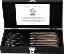 Laguiole Style De Vie Vorken Luxury Line - 6-delig - Olijfhout -Keukengerei Winkel 1200x1007 5