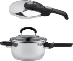 Tefal Secure 5 P25340 Snelkookpan - 3L - 2 Deksels