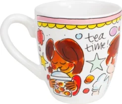 Blond Amsterdam Even Bijkletsen Mini Mok - Roze Rand -Keukengerei Winkel 1200x1020 1