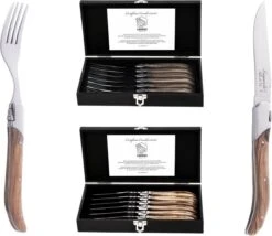 Laguiole Style De Vie Vorken Luxury Line - 6-delig - Olijfhout -Keukengerei Winkel 1200x1040 5