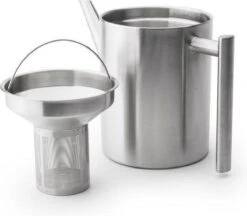 Bredemeijer - Theepot Minuet Cylindre 1,2L Mat Dubbelwandig 13 Bredemeijer - Theepot Minuet Cylindre 1,2L Mat Dubbelwandig -Keukengerei Winkel 1200x1051