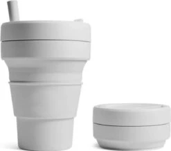 Koffiebeker - Reisbeker - Siliconen Beker - Opvouwbaar - Zwart - Drinkbeker - To Go -Keukengerei Winkel 1200x1059 2