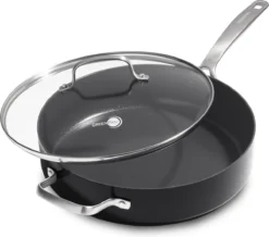 GreenPan Copenhagen Stoofpan Met Deksel En Extra Handvat 28cm/4.3L -Keukengerei Winkel 1200x1059