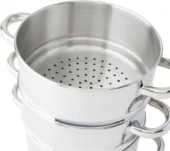 Merkloos Imperial Kitchen Stoompan - 20 Cm - 3 Delig - 21 X 26cm -Keukengerei Winkel 1200x1071