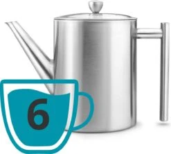 Bredemeijer - Theepot Minuet Cylindre 1,2L Mat Dubbelwandig 19 Bredemeijer - Theepot Minuet Cylindre 1,2L Mat Dubbelwandig -Keukengerei Winkel 1200x1077 2