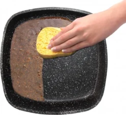 Herenthal Dubbele Grillpan - Ø 28 Cm - Koekenpan - Keramische Pan - Marmeren Coating Met Antiaanbaklaag - PFAS & PFOA Vrij - Pan - Grill - Vermindert Geur, Rook En Oliespatten - Zilver -Keukengerei Winkel 1200x1097