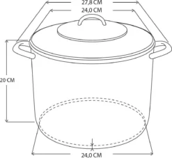 Excellent Houseware Soeppan - 9 L -Keukengerei Winkel 1200x1101 2