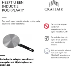 CRAFLAIR ~ Tajine ~ Ø 30 Cm ~ Geschikt Voor Inductie - Adapter ~ Handgemaakt ~ Geglazuurd Keramiek -Keukengerei Winkel 1200x1118 4