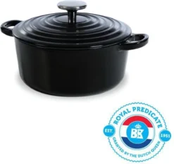BK Bourgogne Braadpan Ø 20 Cm - Zwart - Gietijzer - Inductie -Keukengerei Winkel 1200x1134