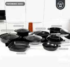 Westinghouse Performance Series - Steelpan Inductie 18cm - Zwart - Geschikt Voor Alle Warmtebronnen Inclusief Inductie En Ovenbestendig - Sauspan 9 Westinghouse Performance Series - Steelpan Inductie 18cm - Zwart - Geschikt Voor Alle Warmtebronnen Inclusief Inductie En Ovenbestendig - Sauspan -Keukengerei Winkel 1200x1138