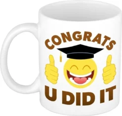 Geslaagd Gefeliciteerd Cadeau Mok / Beker Inclusief Afstudeer Kado Knuffel 5 Geslaagd Gefeliciteerd Cadeau Mok / Beker Inclusief Afstudeer Kado Knuffel -Keukengerei Winkel 1200x1146