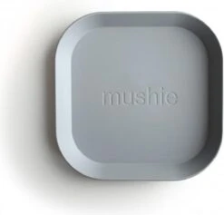 Mushie - Kinderservies Borden Vierkant (Set Van 2) - Borden - Sage -Keukengerei Winkel 1200x1152 3