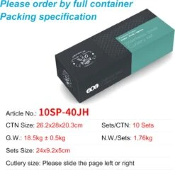 40-delige RVS Snakeskin Bestekset- Geschikt Voor8-personen -trendy Design-goud -Keukengerei Winkel 1200x1165 8