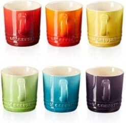 Le Creuset Espresso Kopjes Rainbow 100 Ml - 6 Stuks -Keukengerei Winkel 1200x1171 5