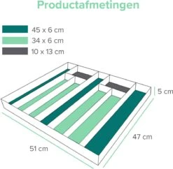 Grote Bestekbak Bamboe 51x47cm | Besteklade Van Coninx | Bestekhouder | Opbergbak | Duurzaam | Voor Laden Van 47cm Diep 13 Grote Bestekbak Bamboe 51x47cm | Besteklade Van Coninx | Bestekhouder | Opbergbak | Duurzaam | Voor Laden Van 47cm Diep -Keukengerei Winkel 1200x1175 5