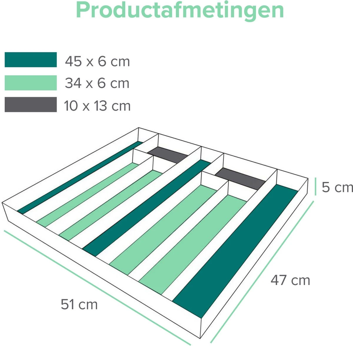 Grote Bestekbak Bamboe 51x47cm | Besteklade Van Coninx | Bestekhouder | Opbergbak | Duurzaam | Voor Laden Van 47cm Diep 6 Grote Bestekbak Bamboe 51x47cm | Besteklade Van Coninx | Bestekhouder | Opbergbak | Duurzaam | Voor Laden Van 47cm Diep - Afbeelding 6