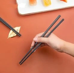 4 Setjes Luxe Zwarte Sushi Eetstokjes 11 4 Setjes Luxe Zwarte Sushi Eetstokjes -Keukengerei Winkel 1200x1180 5