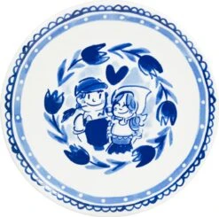 Blond Amsterdam, Delfts Blond, Ontbijtbord Tulp 22cm