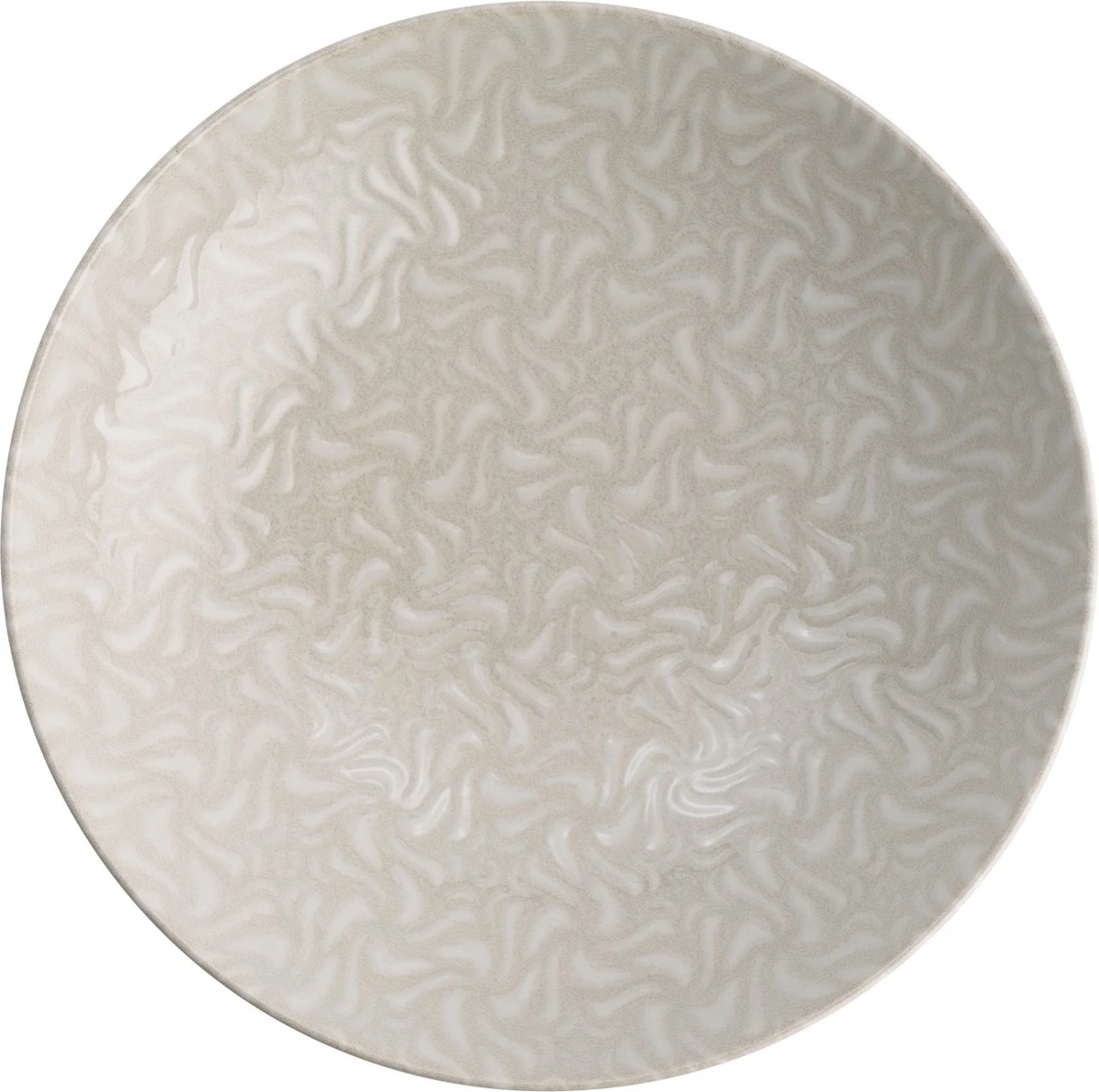 Lite-Body Hermes Pastabord - Set Van 8 Stuks - Ø 21 Cm - Aardewerk - Wit Relief Wave 2 Lite-Body Hermes Pastabord - Set Van 8 Stuks - Ø 21 Cm - Aardewerk - Wit Relief Wave - Afbeelding 2