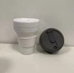 Koffiebeker - Reisbeker - Siliconen Beker - Opvouwbaar - Zwart - Drinkbeker - To Go -Keukengerei Winkel 1200x1194 7