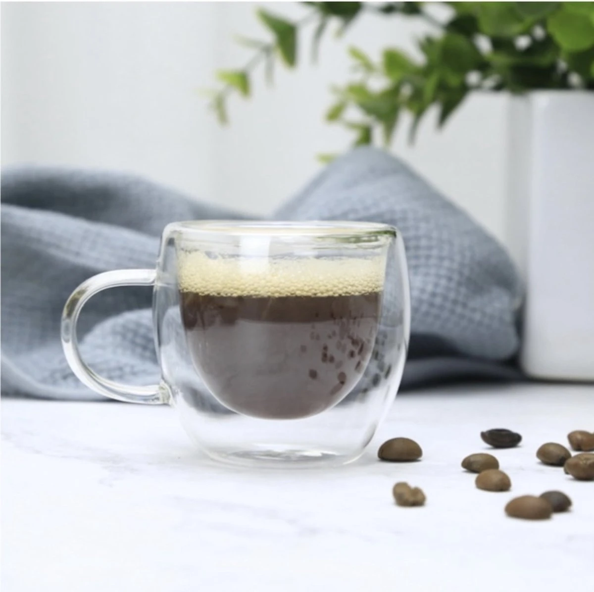 Glasrijk® Dubbelwandige Espresso Glazen - 80 Ml - 2 Stuks - Espresso Kopjes - Espresso Kopjes Dubbelwandig - Espresso Glazen - Espressokopjes - Dubbelwandige Glazen 2 Glasrijk® Dubbelwandige Espresso Glazen - 80 Ml - 2 Stuks - Espresso Kopjes - Espresso Kopjes Dubbelwandig - Espresso Glazen - Espressokopjes - Dubbelwandige Glazen - Afbeelding 2