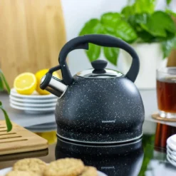 Fluitketel Inductie Gas Waterkoker 2.0 L ‘’Cosenza’’ Mat Zwart RVS -Keukengerei Winkel 1200x1198 15