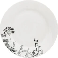 4goodz Wild Flower Porseleinen Servies Set 6-persoons 18-delig - Wit/Zwart 8 4goodz Wild Flower Porseleinen Servies Set 6-persoons 18-delig - Wit/Zwart -Keukengerei Winkel 1200x1198 36