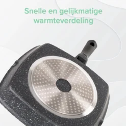Coninx Grillpan 28CM - Steakpan - Afneembare Handgreep - PFAS-vrij - Grijs 14 Coninx Grillpan 28CM - Steakpan - Afneembare Handgreep - PFAS-vrij - Grijs -Keukengerei Winkel 1200x1199 5