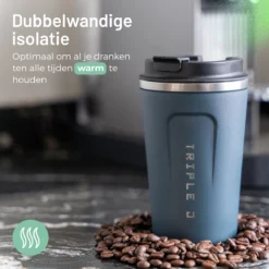 Triple J® Koffiebeker To Go - Thermosbeker - BPA & Lekvrij - 380ml - Blauw 12 Triple J® Koffiebeker To Go - Thermosbeker - BPA & Lekvrij - 380ml - Blauw -Keukengerei Winkel 1200x1200 1078