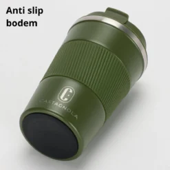 Castagnola Design RVS Koffiebeker To Go - Groen - 380ml - Thermosbeker - Theebeker -Keukengerei Winkel 1200x1200 1109
