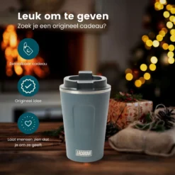 LaCardia Koffiebeker To Go Premium Blauw – Thermosbeker – Theebeker – 380ML – Herbruikbaar -Keukengerei Winkel 1200x1200 1118