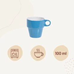 Orange85 Koffiekopjes - Met Houder - Set Van 6 - Gekleurd - 300 Ml - Keramiek -Keukengerei Winkel 1200x1200 1270